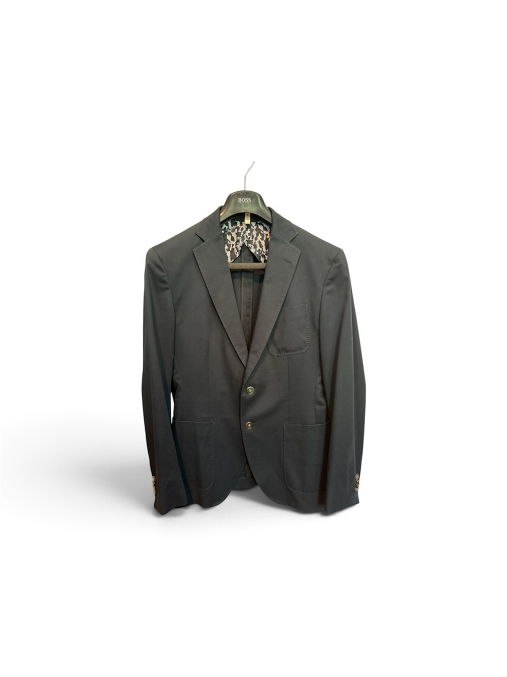 Hugo Boss Men's Navy/Black Blazer- Size 38R